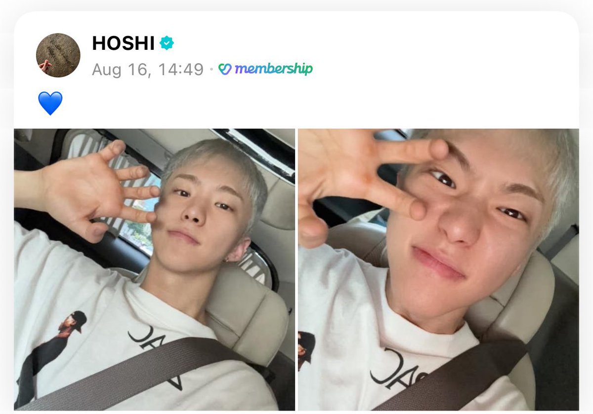 kwonwonu's tweet photo. look at that 💙 ... hoshi kwonwonu lover ?!? https://t.co/NAWQHkGzPa