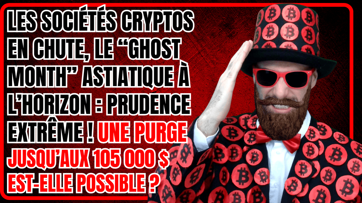 cryptoFoufi's tweet photo. 🚨PRUDENCE : "Ghost Month" + faiblesse des sociétés crypto : le marché peut-il chuter plus bas ?

📌Lien de la vidéo : https://t.co/bQtw3F6TlQ

📊Pour accéder au Telegram VIP de trading : https://t.co/YvcB2MQrA8

⭐️Tous les liens à Foufi ici : https://t.co/7L8wpwUBoW https://t.co/xWNc2G9BGp