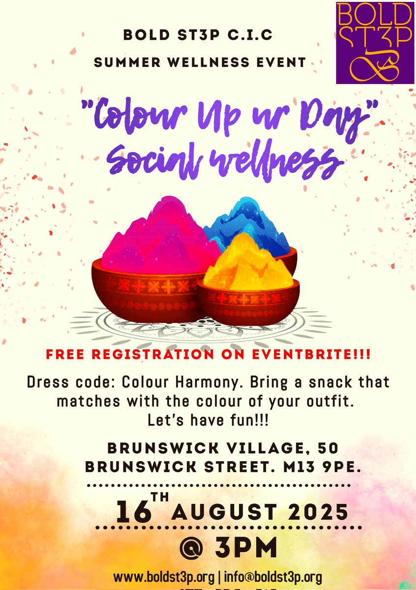 Our Social wellbeing is equally important part of our mental health. Let's colour up our day with our summer wellness event🥰