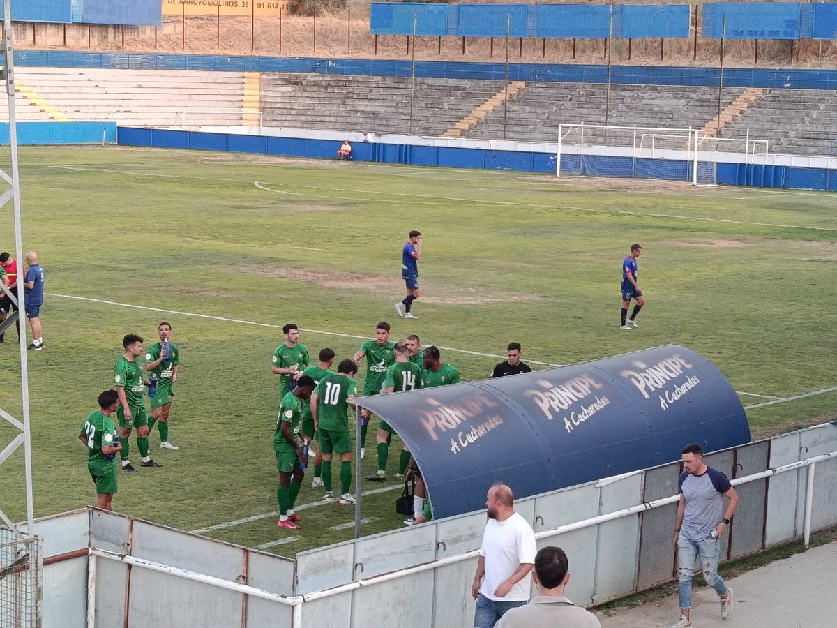 A chance to see new players, old friends, former Botti players and meet up with a good Botti following. Lovely evening for so many reasons 😍💚
⚽ Móstoles URJC v Villaverde-San Andrés 
🏆Copa RFEF Fase Autonómica 
🏟️El Soto
💶 10€ (5€ Villaverde socios)
📆13.08.25
'Mini'🍺5€
