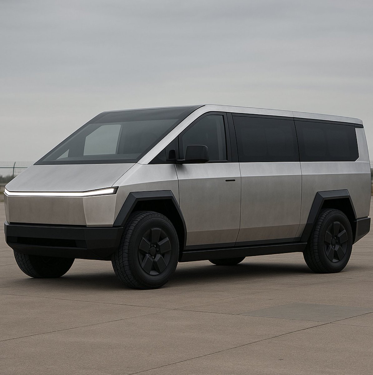lukespeed's tweet photo. @elonmusk @Tesla @SpaceX @boringcompany I want one. #cybervan https://t.co/a3GPpcslhx