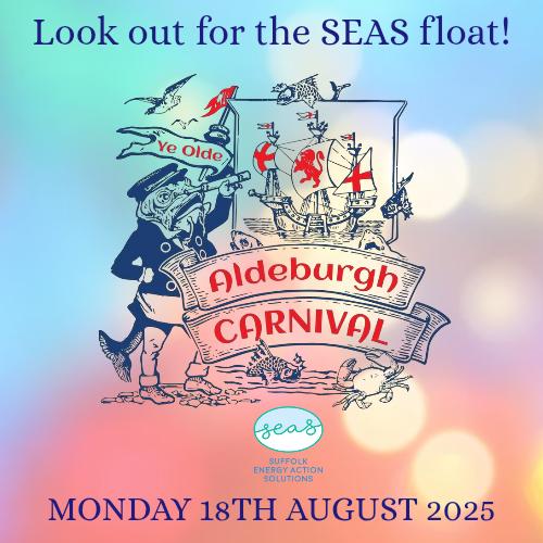 🌟🌟If you find yourselves in Aldeburgh this coming Monday, the 18th of August, please look out for our Carnival Float. 

Designed and built by a group of young supporters, we hope this will draw attention to the desecration planned for our beautiful Heritage Coast. 

We also
