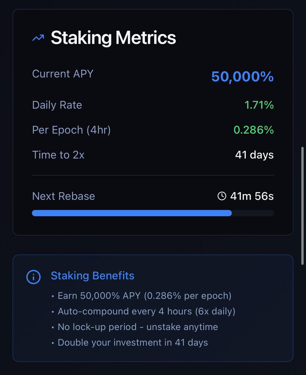 Did you know you can double your amount of BLUE in just 41 days?

Check how on bluebnb.xyz