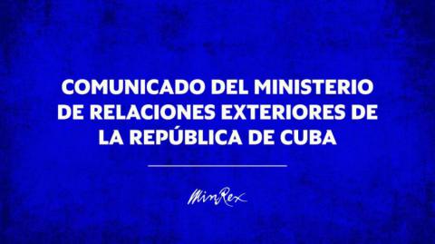 📌Comunicado de <a href="/CubaMINREX/">Cancillería de Cuba</a>.

Liberación de Otto René Rodríguez Llerena.  

El gobierno de #Cuba 🇨🇺 reitera su compromiso con la lucha 🆚 #DDHH.

ES | EN
🔗misiones.cubaminrex.cu/es/articulo/co…

FR
🔗misiones.cubaminrex.cu/fr/articulo/co…