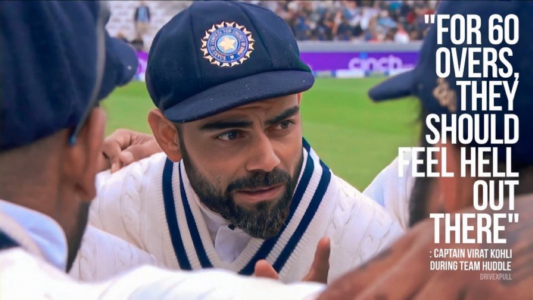 KINGOFCRICKEET's tweet image. 𝗙𝗼𝗿 𝟲𝟬 𝗼𝘃𝗲𝗿𝘀, 𝘁𝗵𝗲𝘆 𝗺𝘂𝘀𝘁 𝗳𝗲𝗲𝗹 𝗹𝗶𝗸𝗲 𝗵𝗲𝗹𝗹 𝗼𝘂𝘁 𝘁𝗵𝗲𝗿𝗲.” – 𝐕𝐢𝐫𝐚𝐭 𝐊𝐨𝐡𝐥𝐢 🗣️

OTD in 2021, India pulled off a historic Test win at Lord’s, defeating England by 151 runs under Virat Kohli’s fiery leadership.🤍

#ViratKohli𓃵 #LordsTest #BCCI