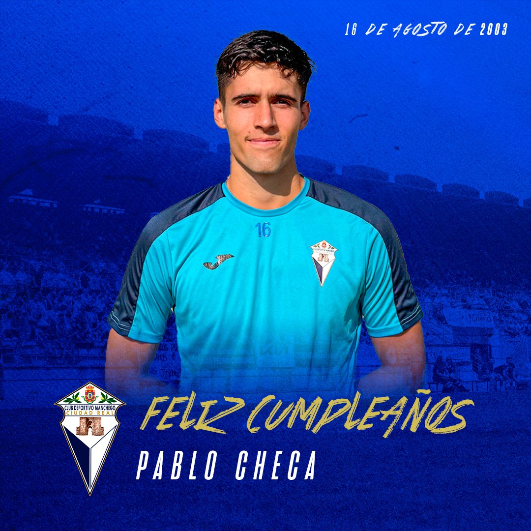 ¡FELIZ CUMPLEAÑOS PABLO! 🎉

Te deseamos un gran día de parte de toda la familia mancheguista.

#AupaManchego 🔵⚪️