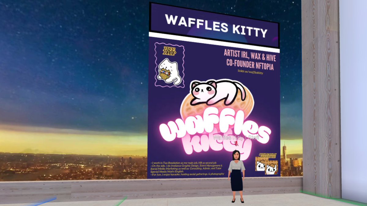 Waffles Kitty 🔜 NFTOPIA 5 (@thewaffleskitty) on Twitter photo Visit my booth at <a href="/thenftopia/">NFTOPIA Metaverse Convention🌐Aug 16-17</a> for a ✨FREE #NFTOPIA5 DROP✨
🔰 nftopia.weebly.com Visit my booth at <a href="/thenftopia/">NFTOPIA Metaverse Convention🌐Aug 16-17</a> for a ✨FREE #NFTOPIA5 DROP✨
🔰 nftopia.weebly.com