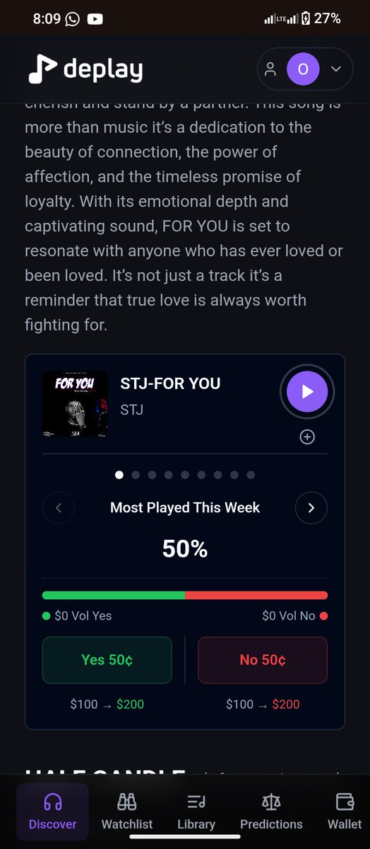 stj_real's tweet image. New song by STJ title "FOR YOU" available on @deplaydotfun platform.

Stream, Predict and Win Now!!!
web.deplay.fun/artist/fde95e9…

DePlay to the world 🚀🚀

#deplay #solona #viral #TrendingNow #retweet #like #comment