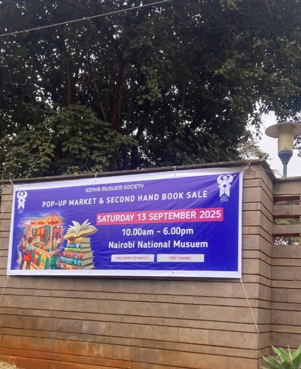 Save the date!!

We're getting ready for the 13 September, with ....

- a huge secondhand book sale, with books from KES 100 
- unique artsy pop-up market 
- activities for all ages

It's free entry and free parking !

                     📚🎁🎨🖌️📚