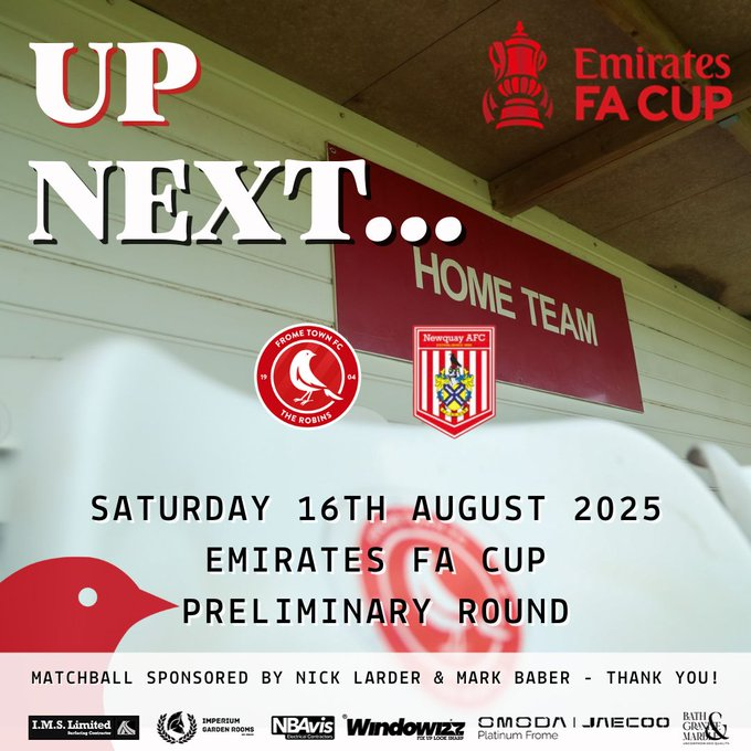 INTIX (@intixuk) on Twitter photo 🏆Another big <a href="/EmiratesFACup/">Emirates FA Cup</a> game day for <a href="/FromeTownFC/">Frome Town FC</a> in BA11
<a href="/newquay_afc/">Newquay AFC</a> the visitors to Badgers Hill
🚗Avoid any fuss at the gate, check all the details for today's game and buy your ticket before you travel
🎟️👉intix.co.uk/event/16th-aug… 🏆Another big <a href="/EmiratesFACup/">Emirates FA Cup</a> game day for <a href="/FromeTownFC/">Frome Town FC</a> in BA11
<a href="/newquay_afc/">Newquay AFC</a> the visitors to Badgers Hill
🚗Avoid any fuss at the gate, check all the details for today's game and buy your ticket before you travel
🎟️👉intix.co.uk/event/16th-aug…