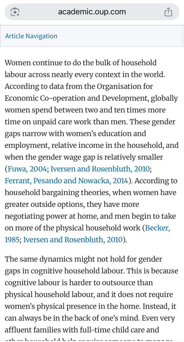 Moms carry 71% of the mental load &amp; it  has significant consequences for their political participation 

Mental load is invisible, can’t be outsourced, &amp; almost completely unrecognised as a drain on energy &amp; wellbeing

Study by Prof. Ana C Weeks. 

#womeninpolitics <a href="/WCI_Limerick/">Women's Collective Ireland - Limerick</a>