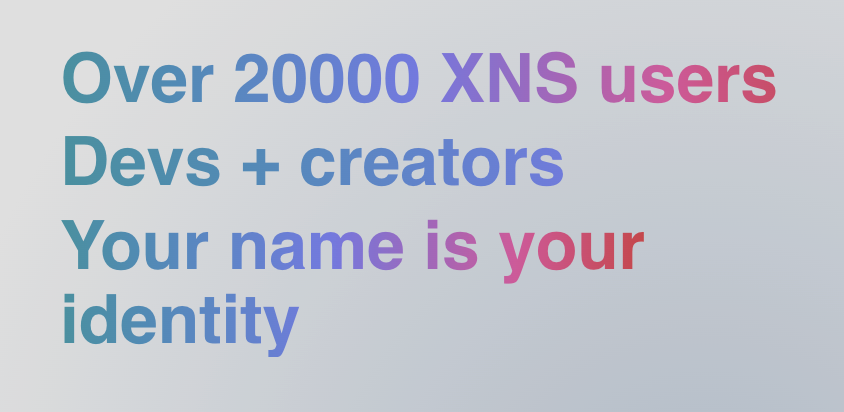 Over 20,000 XNS users 🎉
From devs to creators to small businesses, the XRP community is making human-readable payments the norm.
This is just the beginning → your name is your identity.