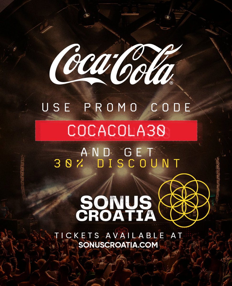 SAVE YOUR SPOT - 30% OFF 🥛

Sonus is calling and now you can answer for less. Thanks to our friends at @cocacolaeurope, you can grab regular festival and regular day tickets with a 30% discount.
_
Start your summer vacation in style via: l8r.it/WjhA

#SonusCroatia