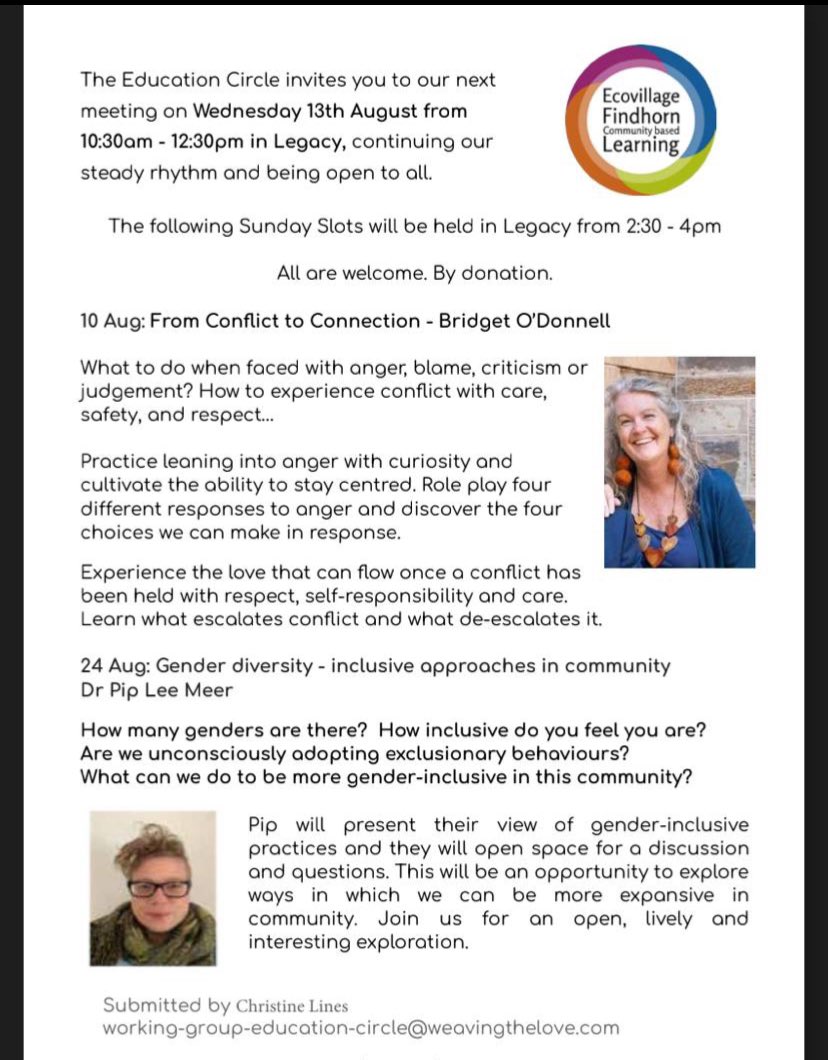 This month's Scottish Sunday Slots includes my 'gender and inclusive practice' offering.