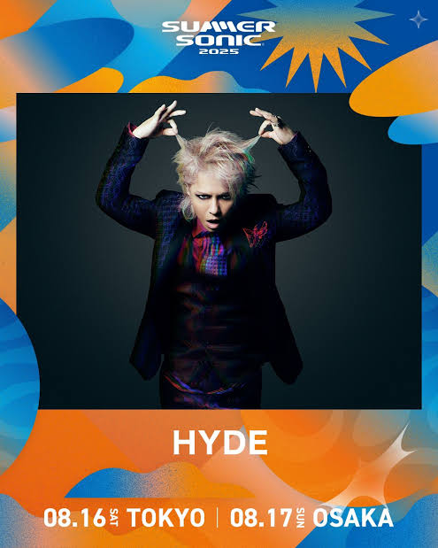 2025/8/16 SUMMER SONIC 2025 幕張 HYDE セットリスト 1. TAKING THEM