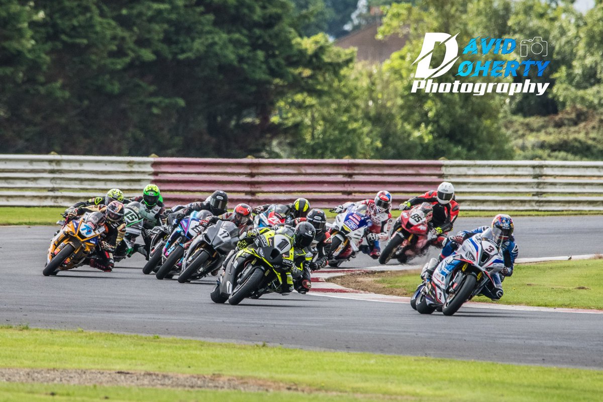Superbike action from the Classic bike festival. 
Notice how far back <a href="/DannyKent52/">Danny Kent</a> is back on lap one. Second from last. It wasn't long before he showed experience and class