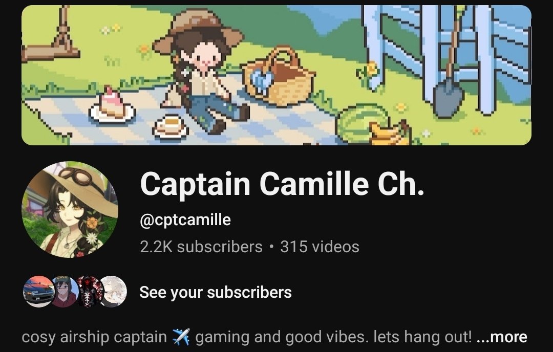 this week, my current youtube channel has finally overtaken my past life channel 💛

im really proud of how far we've come, onwards and upwards!

(sorry if you didnt know that was me)
