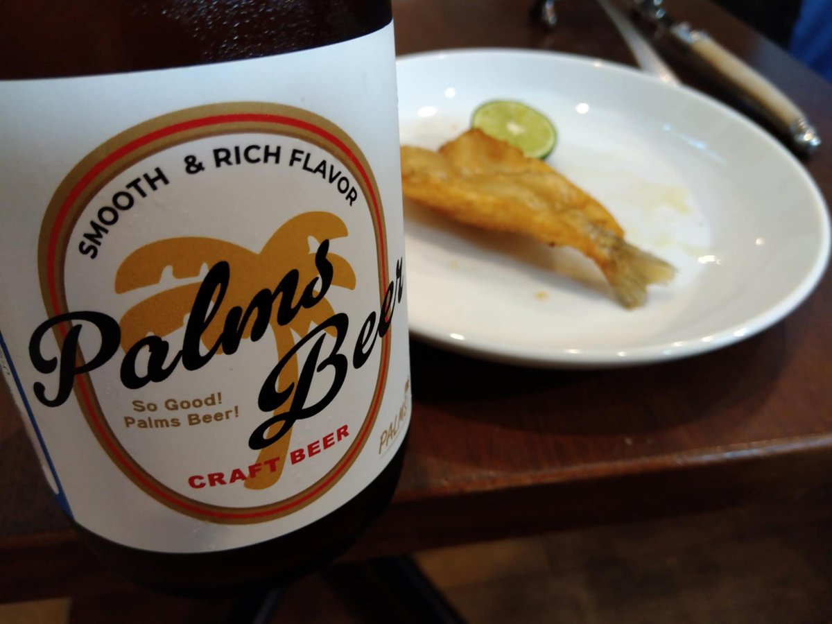 キスのフリットとパームスビール🌴
これがやりたかった😆🎶🎶

間違いなく美味しいよね😁👍