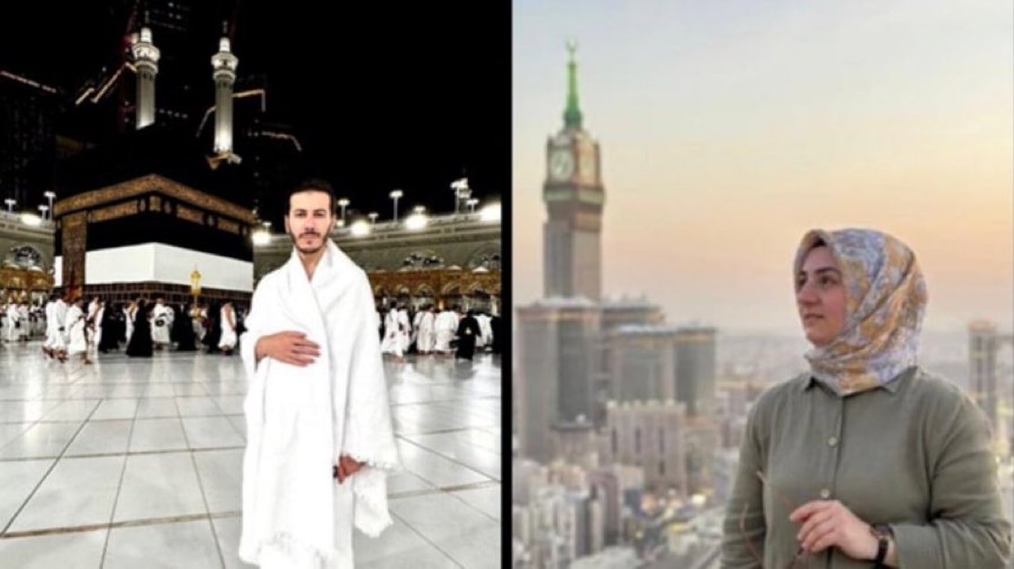 Ali Erbaş'ın özel personeli Hasan Dağlar ve eşi Kübra Dağlar, kura ve sıra beklemeden Hacca gitti.