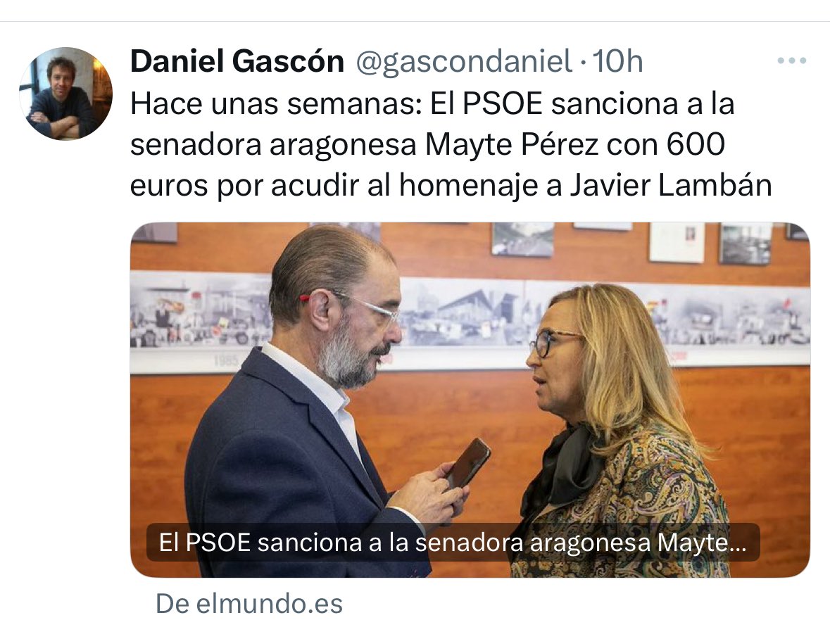 Memoria. Qué decencia no se os puede pedir .