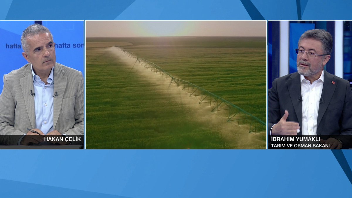 cnnturk's tweet image. Bakan Yumaklı: Su konusunda devasa yatırımlar olmalı, kanallarda kapalı boru sulamada hedef yüzde 45 buff.ly/qERbDTw