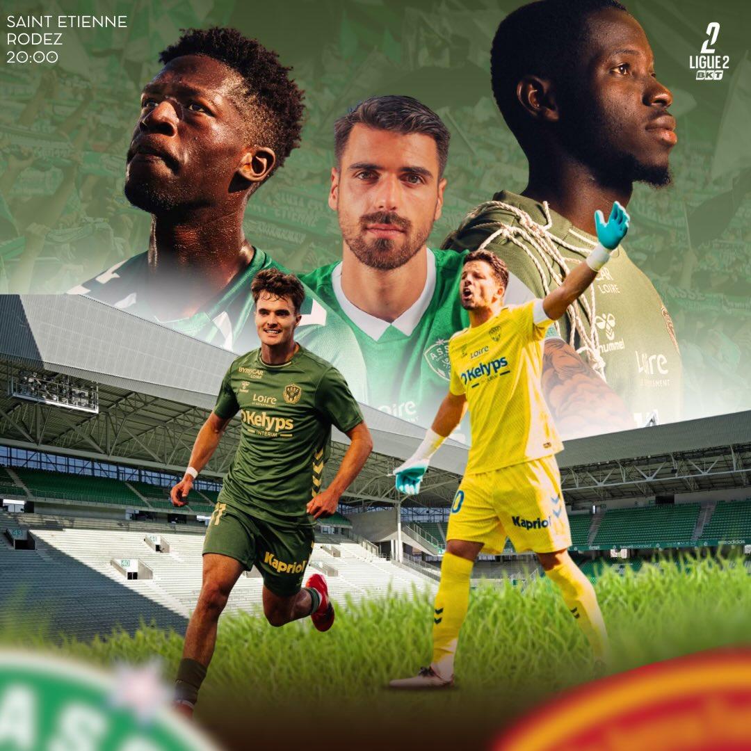 Tribune.asse (@assetribun36636) on Twitter photo JOUR DE MATCH !💚🤩
🆚️ <a href="/OfficielRAF/">Rodez Aveyron Football</a>
🕕 20h00
🏟️ Stade Geoffroy-Guichard
📺 <a href="/beinsports_FR/">beIN SPORTS</a>
🏆 <a href="/Ligue2BKT/">Ligue 2 BKT</a>
🎨 visual_artiste__
ALLEZ LES VERTS 💚👊 JOUR DE MATCH !💚🤩
🆚️ <a href="/OfficielRAF/">Rodez Aveyron Football</a>
🕕 20h00
🏟️ Stade Geoffroy-Guichard
📺 <a href="/beinsports_FR/">beIN SPORTS</a>
🏆 <a href="/Ligue2BKT/">Ligue 2 BKT</a>
🎨 visual_artiste__
ALLEZ LES VERTS 💚👊