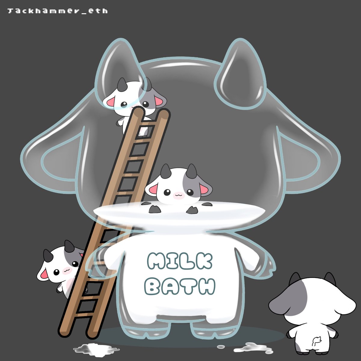 Jackhammer_eth's tweet photo. My 5th fan art for @lamumudotxyz  
Everyday is a new opportunity to show our support for the Lamumu community and @commondotxyz https://t.co/zISPvwlAU0