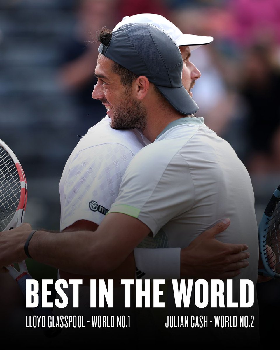 BEST IN THE WORLD 👑

After 22 wins in a row, including winning <a href="/QueensTennis/">HSBC Championships</a>, Lexus Eastbourne Open, <a href="/Wimbledon/">Wimbledon</a> and Toronto Masters, Lloyd Glasspool &amp; Julian Cash top the <a href="/atptour/">ATP Tour</a> doubles rankings 🌍

#BackTheBrits 🇬🇧