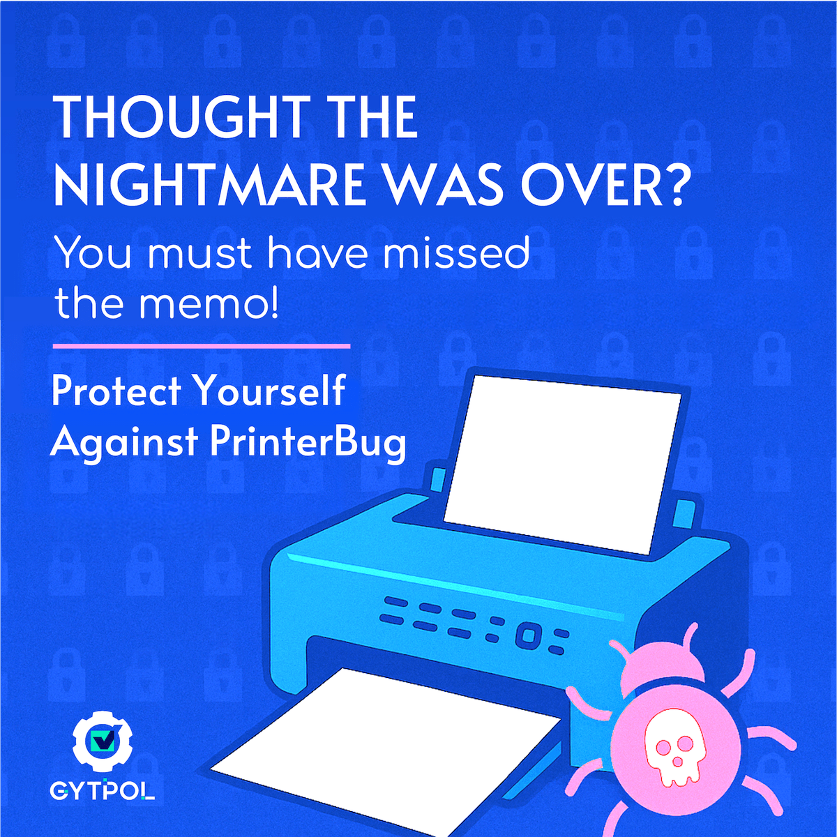 remediosecurity's tweet image. Did you know that PrinterBug exploits the Windows Print Spooler on DCs to steal credentials?

But manual fixes are tedious, error-prone &amp;amp; impossible at scale.

Luckily, GYTPOL detects &amp;amp; disables #misconfigurations, keeping your AD secure without the hassle.

#cybersecurity