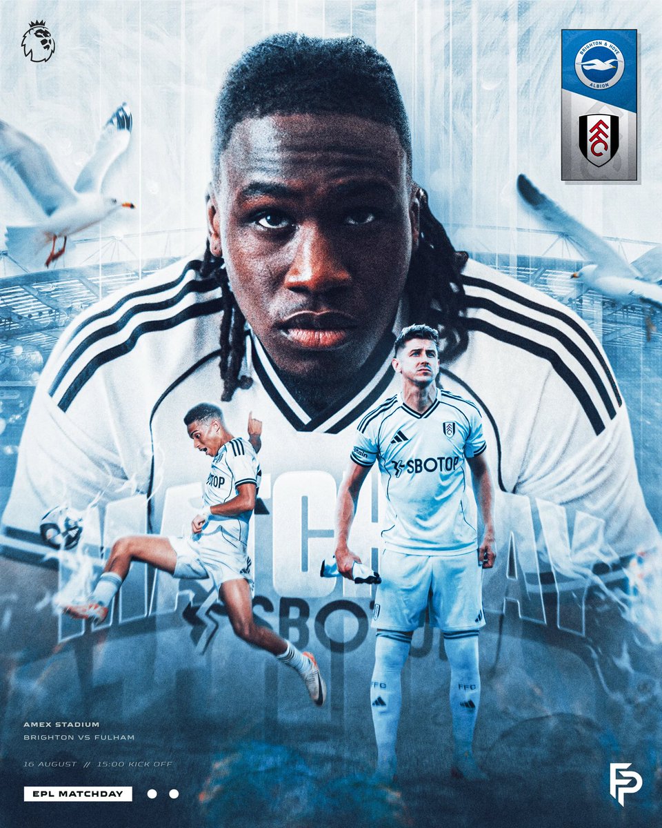 Matchday work for two of clients as the first Premier League Saturday gets underway, with Newcastle taking a trip to Villa Park and Fulham with a trip to Brighton! 😁🔥

#FFC #NUFC #smsports