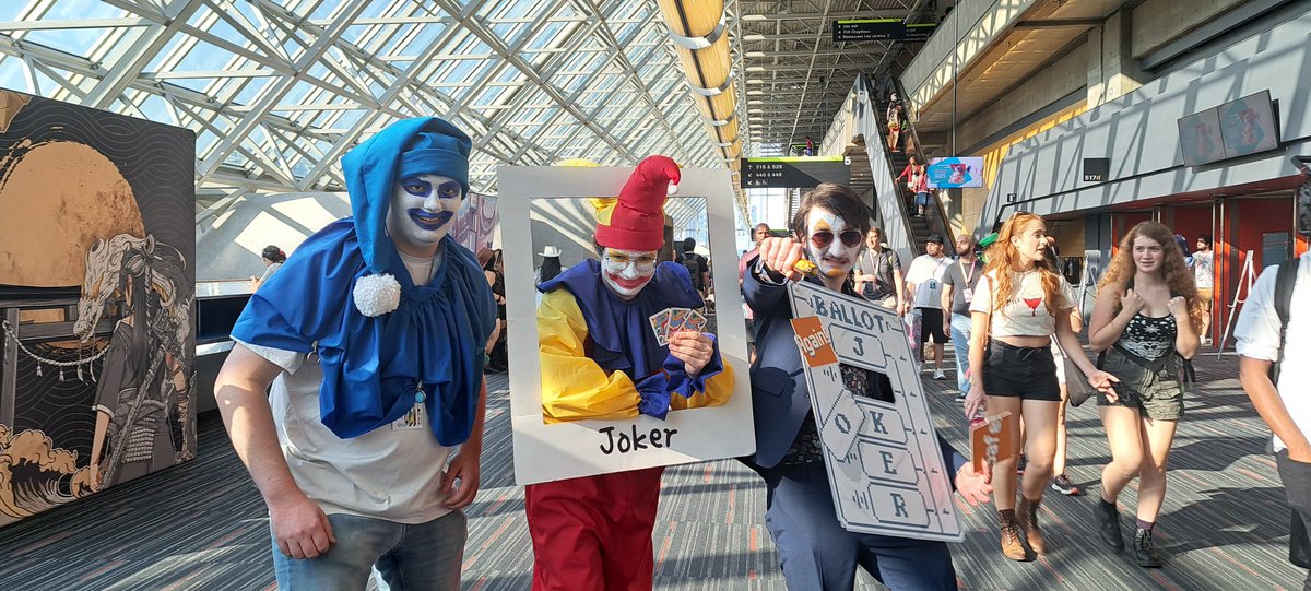 No animation today..

Got stuck making interractive presentation/game in OBS for my friends for my birthday.

Sorry.. here's a picture of best cosplayer for GOTY