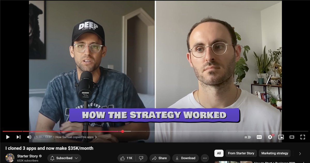Florian Darroman (@asyncr0ne) on Twitter photo Another proof that you should not reinvent the wheel.
Really cool interview with <a href="/samuelrdt/">Samuel Rondot</a> 👌
Next app will be an improved clone 100%. Another proof that you should not reinvent the wheel.
Really cool interview with <a href="/samuelrdt/">Samuel Rondot</a> 👌
Next app will be an improved clone 100%.