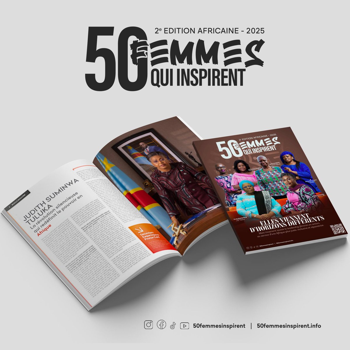 50 FEMMES QUI INSPIRENT (@50femmes) on Twitter photo #50FemmesQuiInspirent,
Le #Magazine #Prestigieux des femmes leaders qui boostent l’Afrique by PourElle info
<a href="/AWLNetwork/">AWLNetwork</a> <a href="/Presidence_RDC/">Présidence RDC 🇨🇩</a> <a href="/fatshi13_/">Félix A. Tshisekedi</a> <a href="/SWAPOPRESIDENT/">President Netumbo Ndemupelila Nandi-Ndaitwah</a> <a href="/SuminwaJudith/">Judith SUMINWA TULUKA</a> <a href="/UN_BintouKeita/">Bintou Keita</a> <a href="/forumpourelles/">Forum Pour Elles</a> <a href="/molobeli_yabasi/">Maguy MBUKU Molobeli ya BASI</a> <a href="/EstherMpezoOmba/">Esther MPEZO</a> #50FemmesQuiInspirent,
Le #Magazine #Prestigieux des femmes leaders qui boostent l’Afrique by PourElle info
<a href="/AWLNetwork/">AWLNetwork</a> <a href="/Presidence_RDC/">Présidence RDC 🇨🇩</a> <a href="/fatshi13_/">Félix A. Tshisekedi</a> <a href="/SWAPOPRESIDENT/">President Netumbo Ndemupelila Nandi-Ndaitwah</a> <a href="/SuminwaJudith/">Judith SUMINWA TULUKA</a> <a href="/UN_BintouKeita/">Bintou Keita</a> <a href="/forumpourelles/">Forum Pour Elles</a> <a href="/molobeli_yabasi/">Maguy MBUKU Molobeli ya BASI</a> <a href="/EstherMpezoOmba/">Esther MPEZO</a>