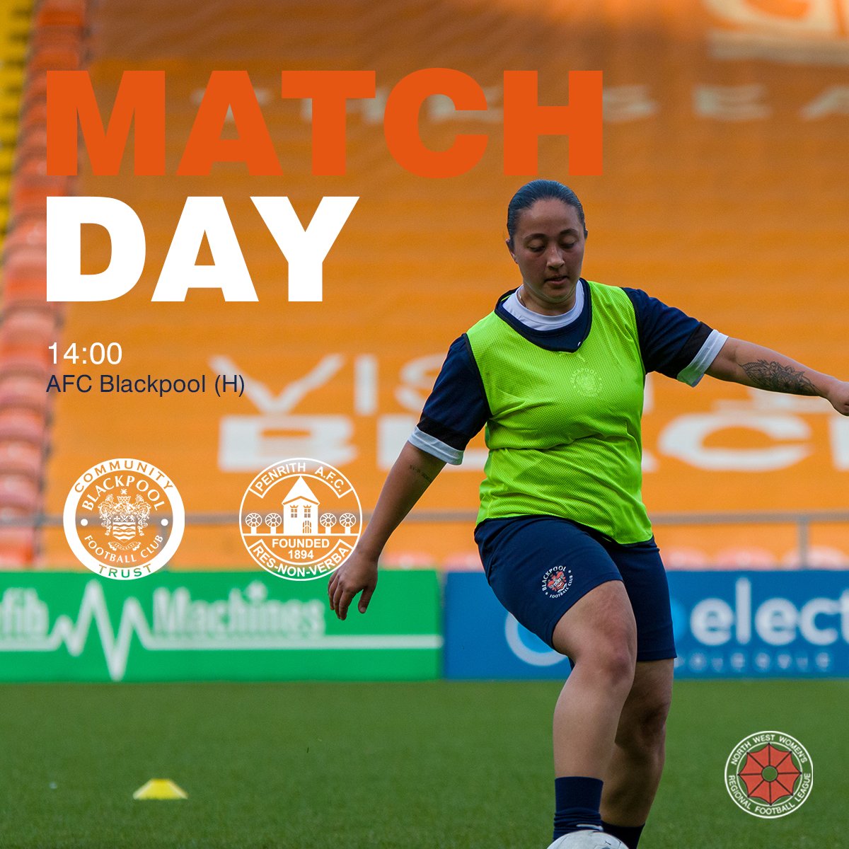 Tomorrow marks the beginning of the 25/26 season for Blackpool FC Ladies as they face Penrith! 🍊

Head down and support the Seasiders as they aim to start the season strong! ⚽️

📆Sunday 17th August 
🕣2pm Kick off
📍AFC Blackpool, Jepson Way

#UTMP | <a href="/BlackpoolFC/">Blackpool FC</a>