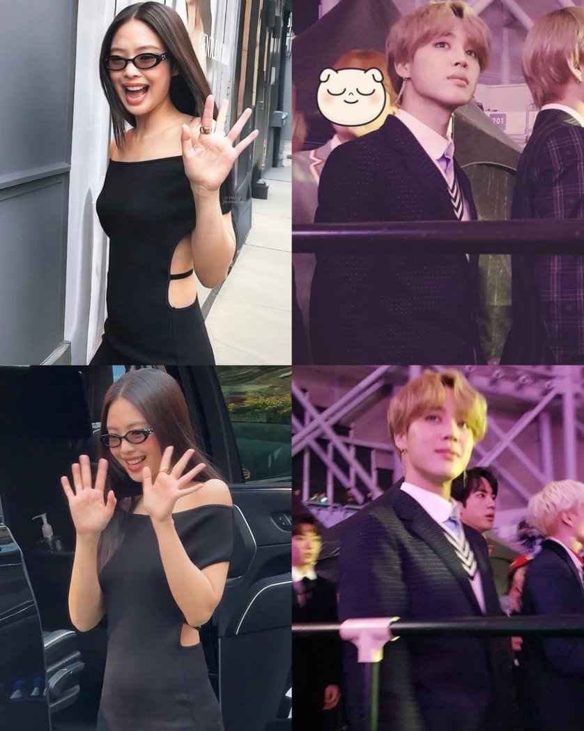 FORJNKPJM's tweet photo. jennie &amp; jimin in real life https://t.co/fUX7A8ol8a