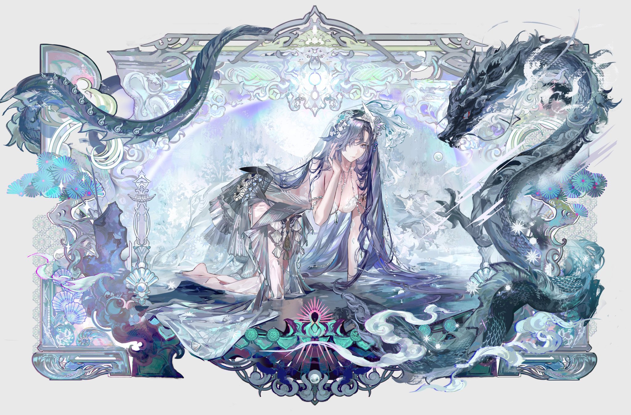 氷柱と炎弧の決断 神アート　未開封 氷柱と炎弧の決断 [ART21 5/5] | トレカカク～デュエマ価格サイト～