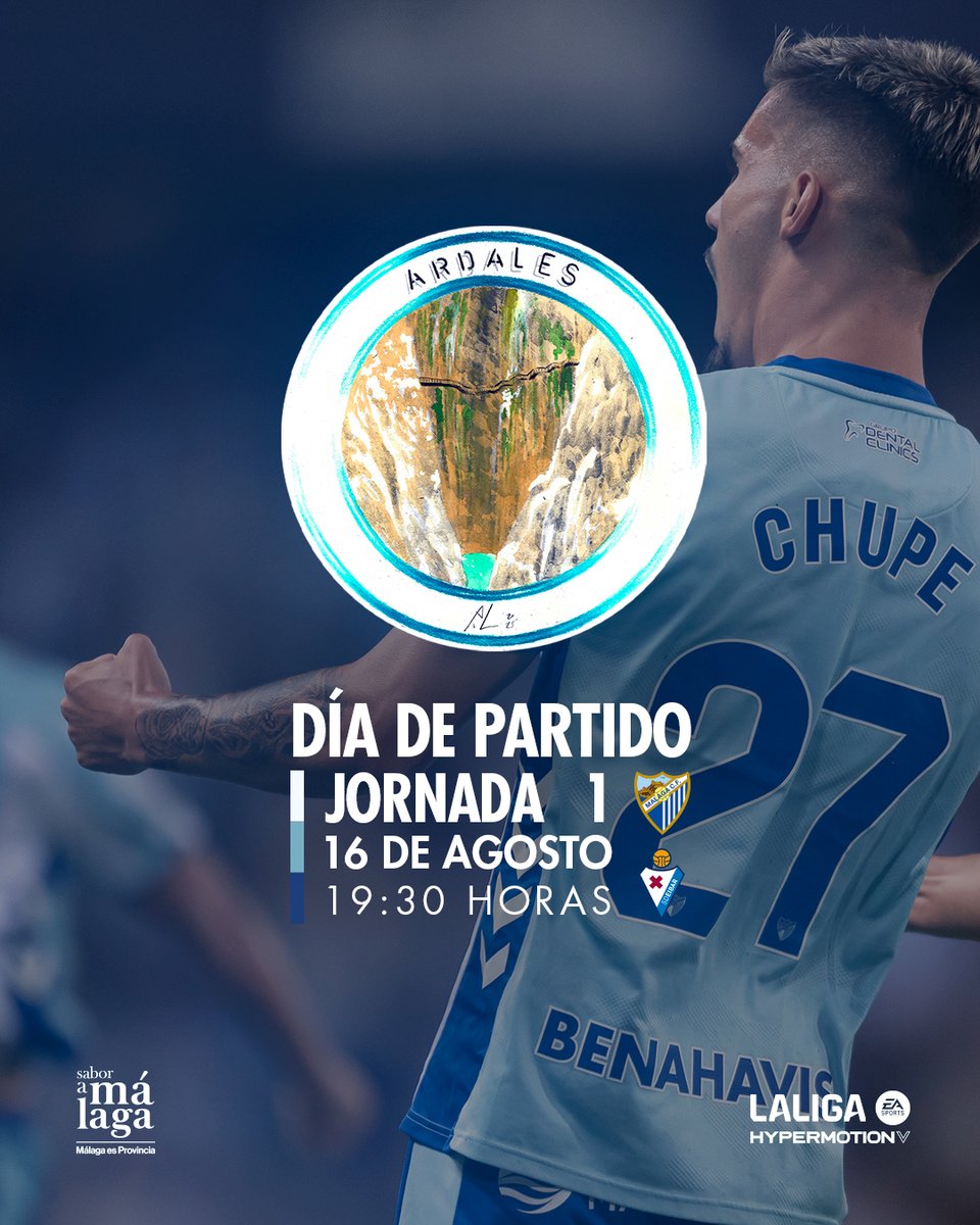 𝐌𝐀𝐓𝐂𝐇𝐃𝐀𝐘 || 🤍🩵

Ha llegado el 𝗠𝗢𝗠𝗘𝗡𝗧𝗢 🫡

Empieza <a href="/LaLiga2/">LALIGA HYPERMOTION</a>. 
Empieza en casa.
Empieza con el #MálagaEibar.

📰 malagacf.com/noticias/previ…