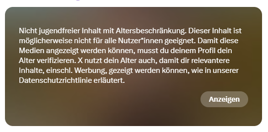Ich fragen mich warum das auf einmal.