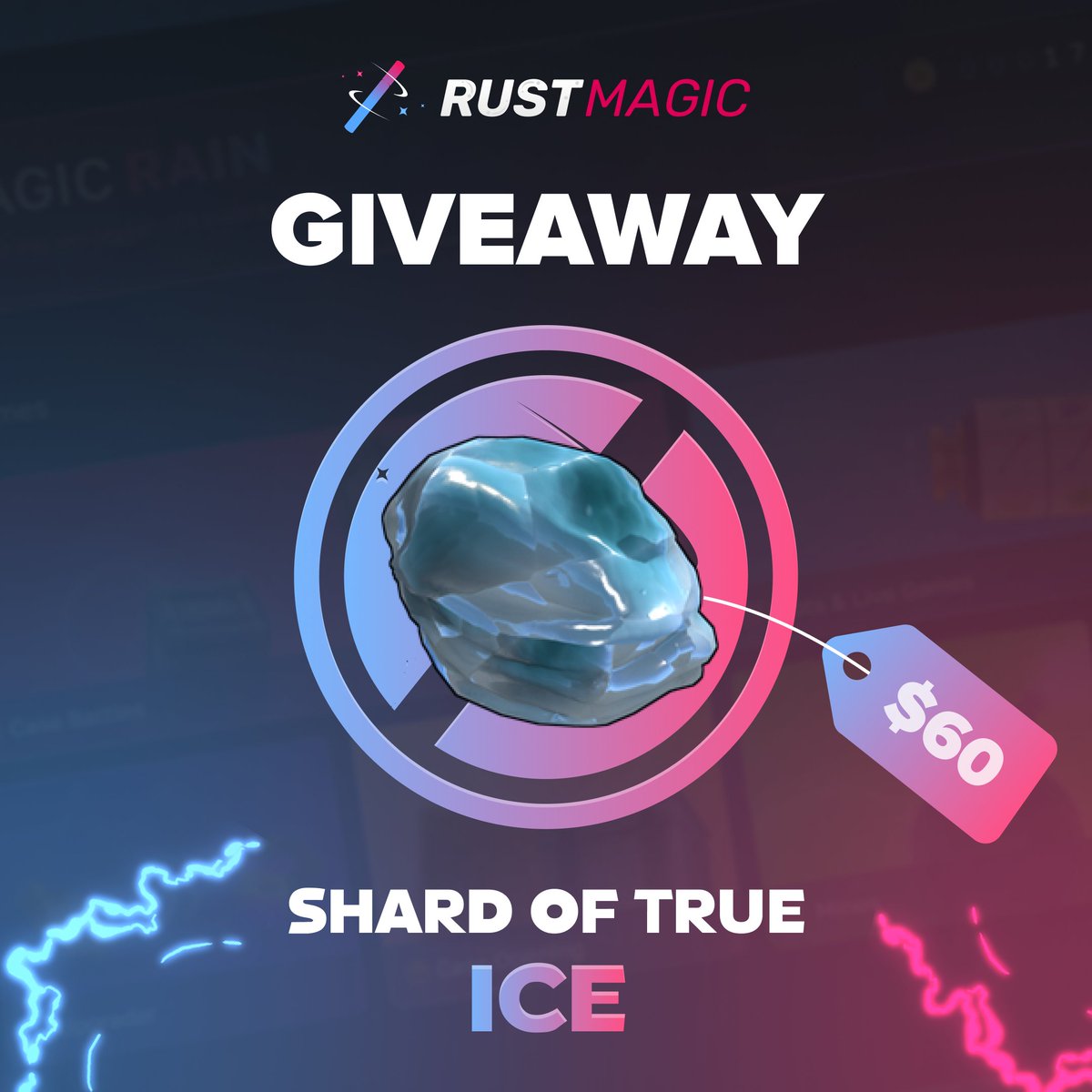RustMagic.com (@rustmagiccom) on Twitter photo ($60) Shard of true ice giveaway!
✅ Follow <a href="/RustMagicCom/">RustMagic.com</a>
✅ RT and tag 1 friend
Winner chosen in 7 days good luck! ($60) Shard of true ice giveaway!
✅ Follow <a href="/RustMagicCom/">RustMagic.com</a>
✅ RT and tag 1 friend
Winner chosen in 7 days good luck!