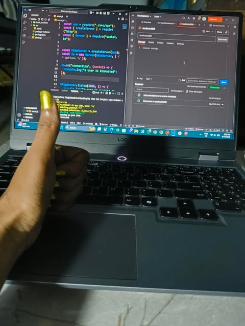 isha_singh06's tweet image. Guy's I'm back to my work so I started working on a Backend project which is like an "AI Chat Bot" i already implemented socket io in http server✅