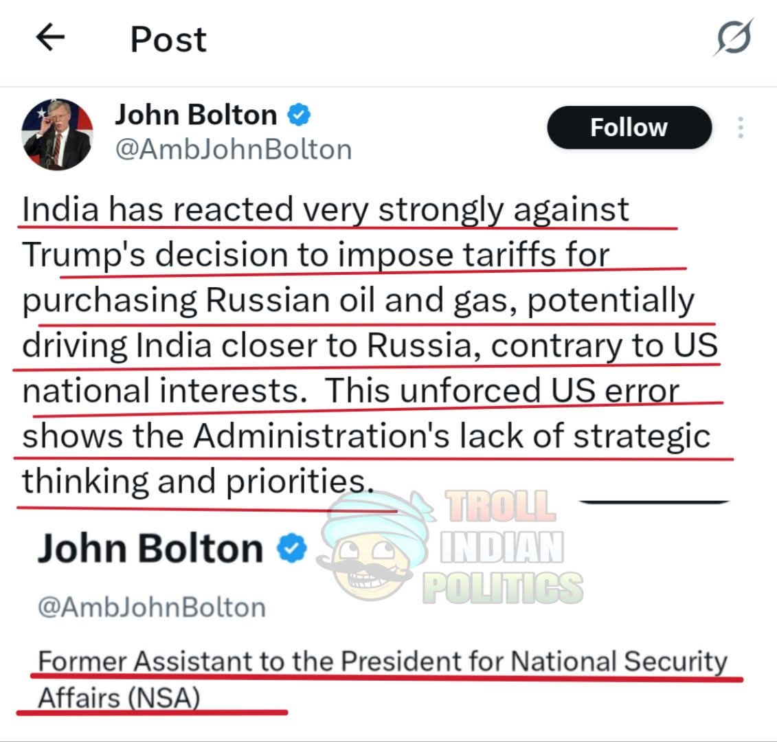 If your EX NSA calls you out For Ruining your relations with India !! Bro !! You are in serious trouble ☺️😁🙂...