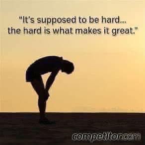 Great finishes in races and fast times are earned by doing more than just showing up to practice - PR’s take Drive, Dedication, Determination, Commitment, Integrity and the willingness to Sacrifice instant gratification for long term successes.