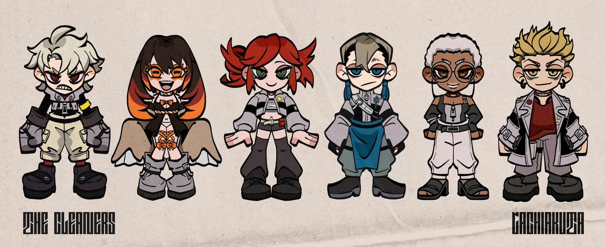 the cleaners for cf21 #GACHIAKUTA