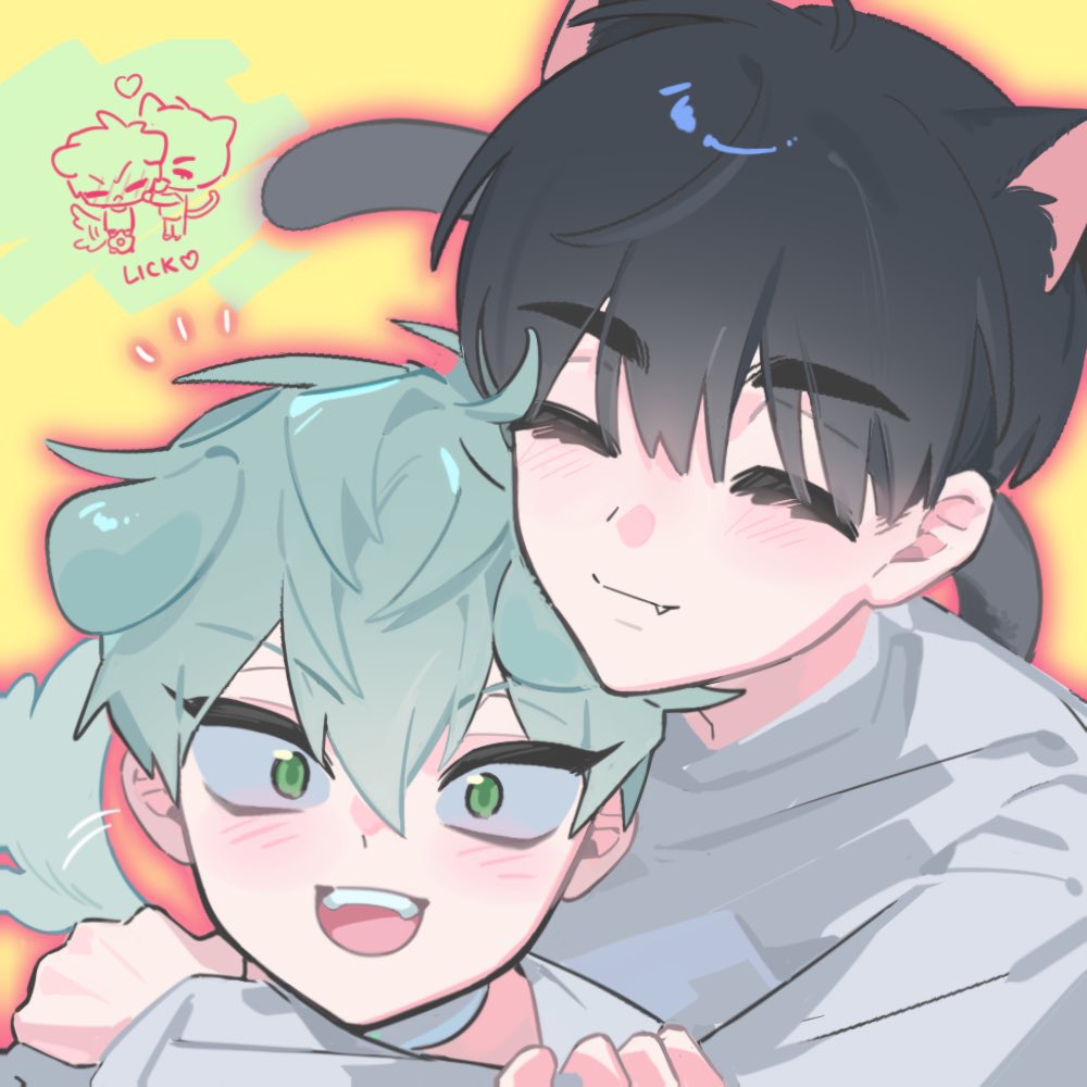 人，可以收养我们吗？
……太好啦！
#ALNST #ivantill