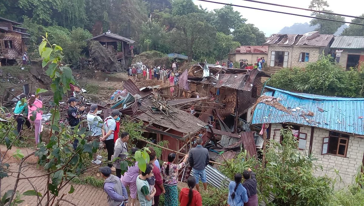 CrphMyanmar's tweet photo. On 14 August: Military junta's airstrike in Mogoke Town’s residential area killed 2️⃣1️⃣+ civilians including pregnant #women &amp; #children.

There was no battle but continues targeting civilians. Stop supporting #junta to save lives in #Myanmar. 
 
Source: https://t.co/jtSlREZML6… https://t.co/0BLClIQ0Ow