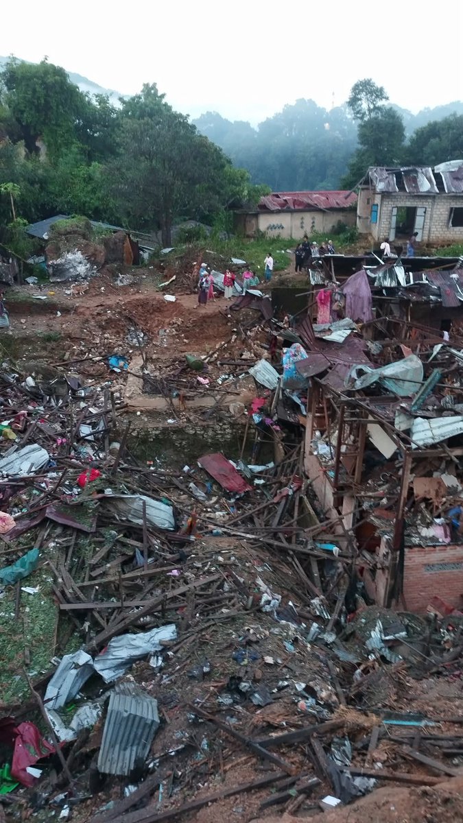 CrphMyanmar's tweet photo. On 14 August: Military junta's airstrike in Mogoke Town’s residential area killed 2️⃣1️⃣+ civilians including pregnant #women &amp; #children.

There was no battle but continues targeting civilians. Stop supporting #junta to save lives in #Myanmar. 
 
Source: https://t.co/jtSlREZML6… https://t.co/0BLClIQ0Ow