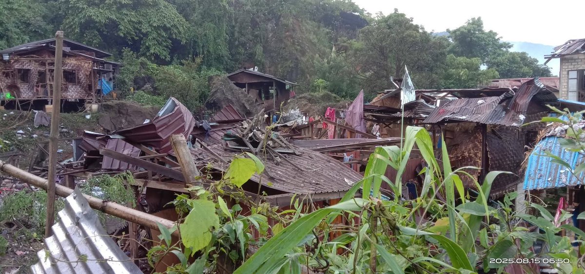 CrphMyanmar's tweet photo. On 14 August: Military junta's airstrike in Mogoke Town’s residential area killed 2️⃣1️⃣+ civilians including pregnant #women &amp; #children.

There was no battle but continues targeting civilians. Stop supporting #junta to save lives in #Myanmar. 
 
Source: https://t.co/jtSlREZML6… https://t.co/0BLClIQ0Ow