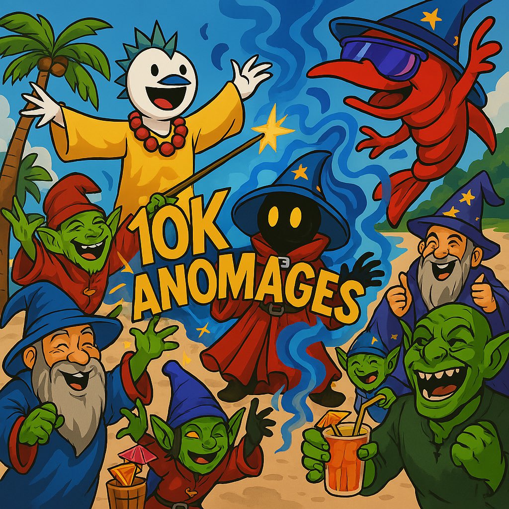 Captainš“āā ļø (@anonymoussphil) on Twitter photo A huge day on Anomage Island šļøāØ
Weāve officially reached 10,000 Anomages! š„³
The community grows stronger with every new mage, and today itās all about celebration. Drinks, laughter, and a little island magic for everyoneš
Now we wait for Sir ASJ <a href="/thekerukeion/">ASJ | Heliax</a>, to kick off A huge day on Anomage Island šļøāØ
Weāve officially reached 10,000 Anomages! š„³
The community grows stronger with every new mage, and today itās all about celebration. Drinks, laughter, and a little island magic for everyoneš
Now we wait for Sir ASJ <a href="/thekerukeion/">ASJ | Heliax</a>, to kick off