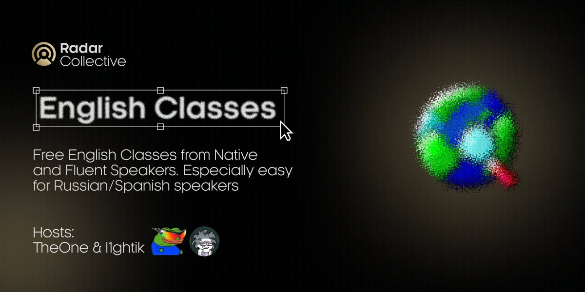 We're kicking off another one of our Free Weekly courses: English Classes on Saturdays!

Hosted by a Native Speaker - TheOne &amp; a Fluent Speaker - l1ghtik.

First session starts Today 2 PM UTC.

Join the Discord and get ready:
discord.gg/RR2q589gVY