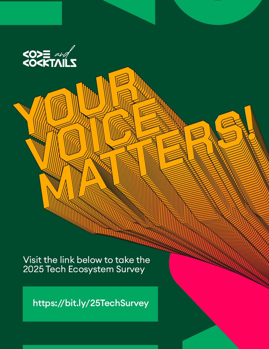 codeNcocktails's tweet photo. Your voice matters 

Participate in the Ghana Tech Ecosystem Survey to help drive innovation and growth in our community. Take a few minutes to share your insights by completing the 2025 survey now at https://t.co/11ASaxPNPw https://t.co/lK4ENhuZnl